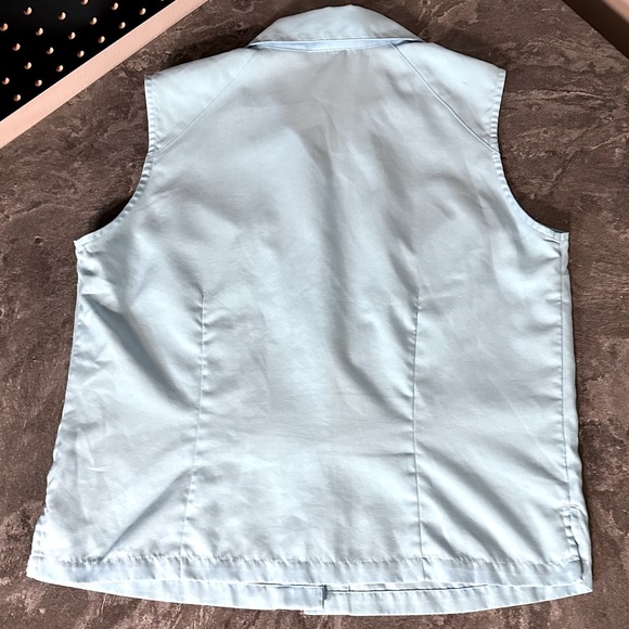Mossimo Light Blue Collared Tank Top Size L - Picture 3 of 3